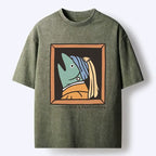 Kyoto Lion Fish Pearl Earring T-Shirt for Streetwear