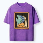 Kyoto Lion Fish Pearl Earring T-Shirt for Streetwear