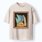 Kyoto Lion Fish Pearl Earring T-Shirt for Streetwear