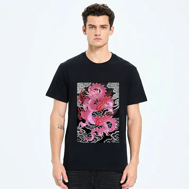 Pink Dragon Classic Tee for Everyday Wear