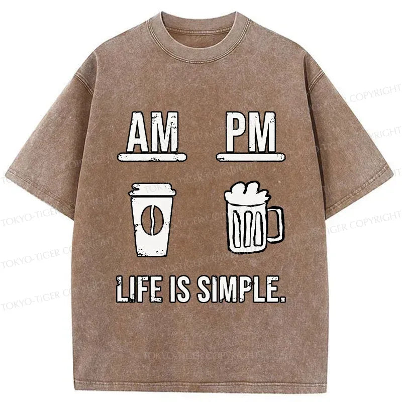 Kyoto Lion Coffee Beer Washed T-Shirt
