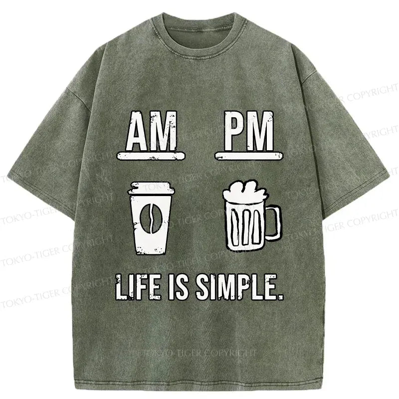 Kyoto Lion Coffee Beer Washed T-Shirt