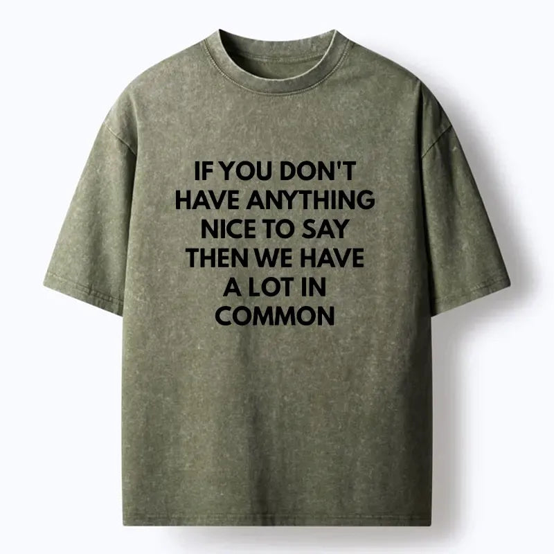 Funny Kyoto Lion Washed T-Shirt