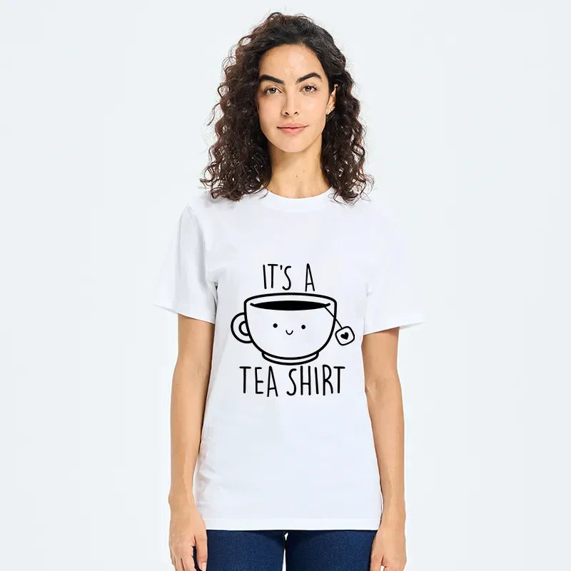 Japanese Unisex Cotton Tee for Summer
