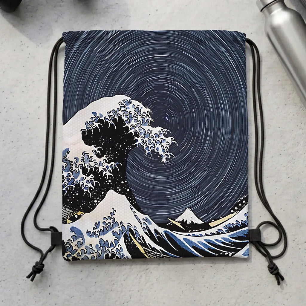water resistant drawstring backpack for daily wear