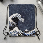 water resistant drawstring backpack for daily wear