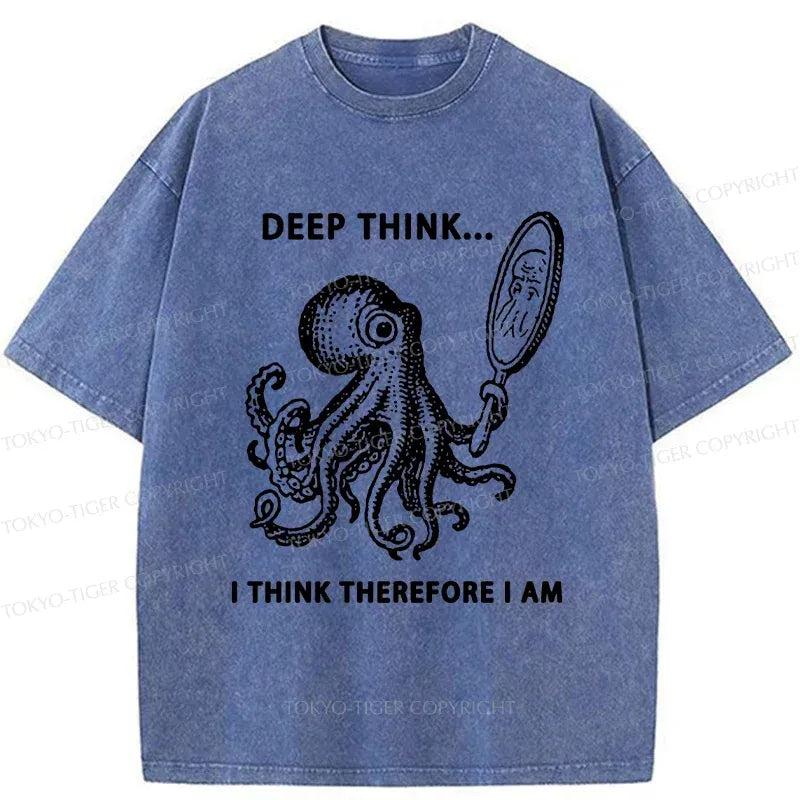 Japanese Octopus Washed T-Shirt Limited Edition