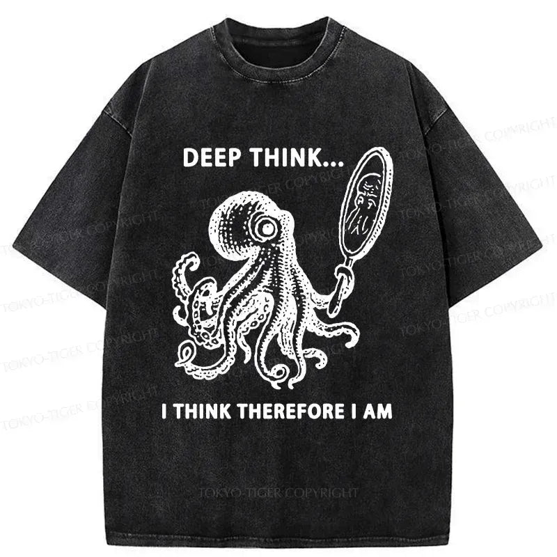 Japanese Octopus Washed T-Shirt Limited Edition