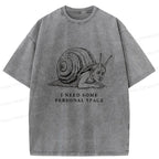 Ukiyo-e Snail Man Shirt for Street Style