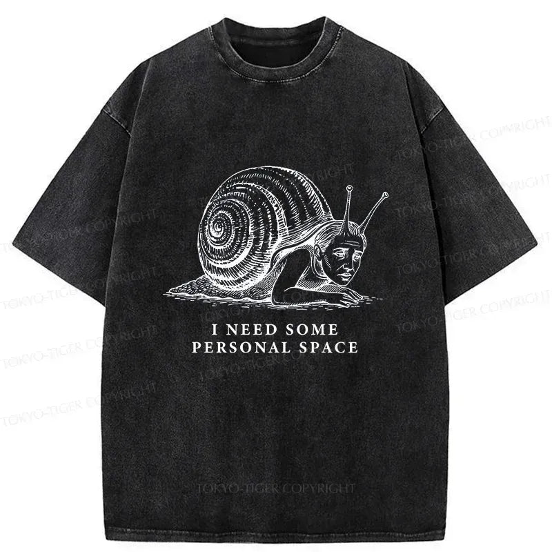 Japanese Vintage Washed T-Shirt for Daily Wear
