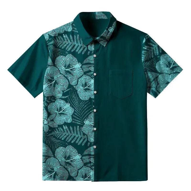 Tropical Floral Shirt for Summer Beach