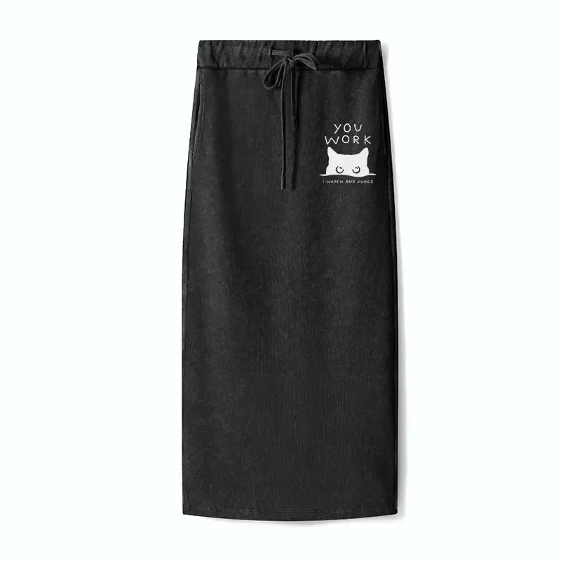 Best Seller Washed Terry Skirt for Daily Wear