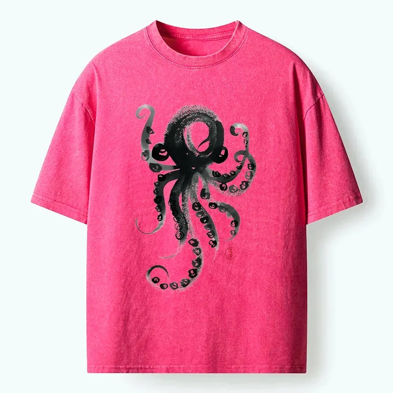 Vintage Japanese Octopus T-Shirt on Sale