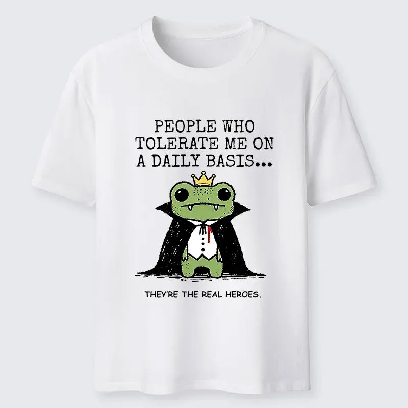 Funny Vampire Frog T-Shirt for Summer