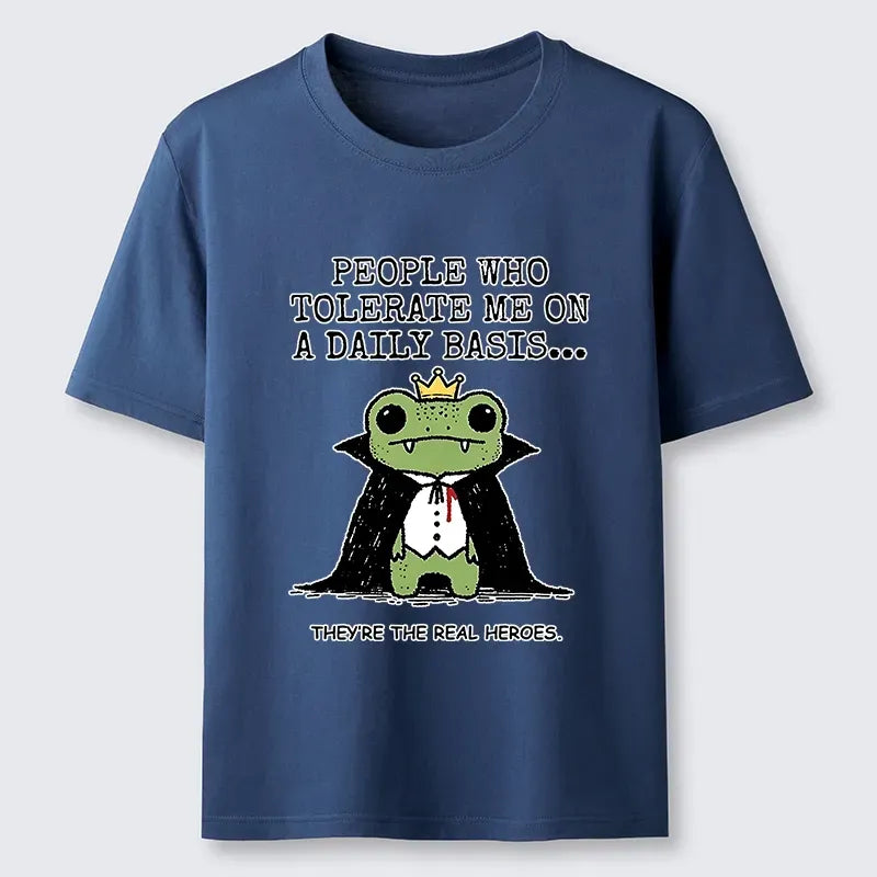 Kyoto-Lion Funny Meme Vampire Frog Classic T-Shirt