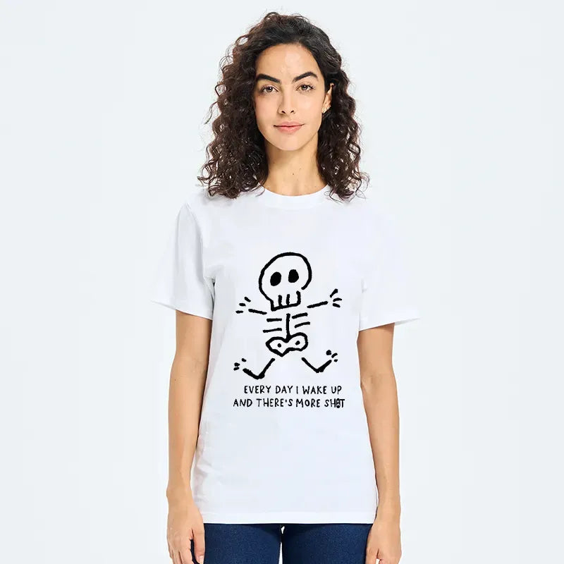 unisex cotton t-shirt with Japanese art