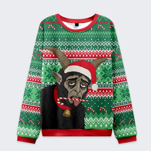 Unisex Krampus Holiday Sweatshirt Gift Idea