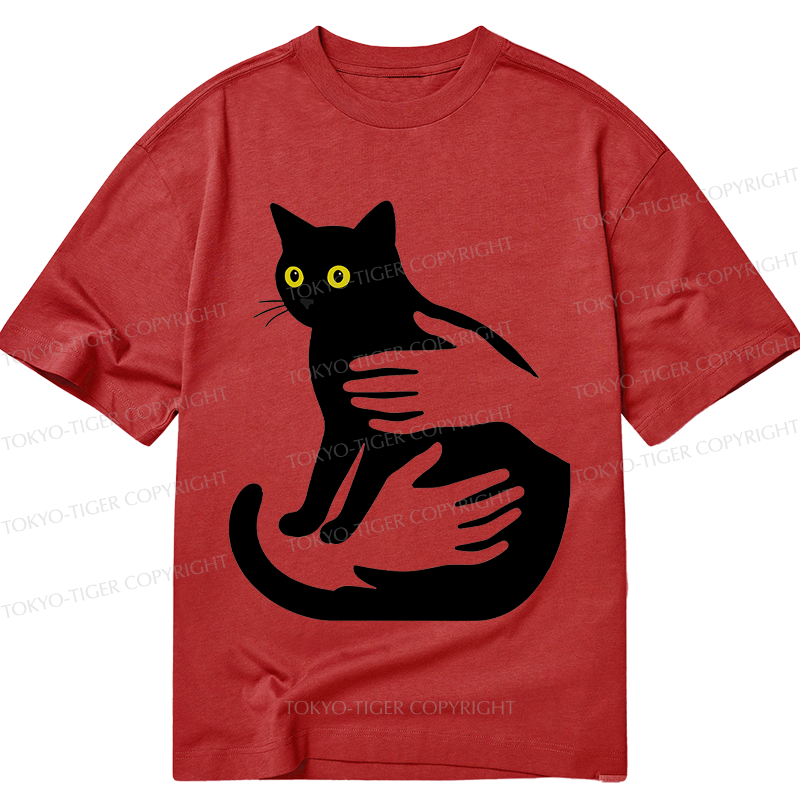 Kyoto-Lion Hug A Black Cat Classic T-Shirt