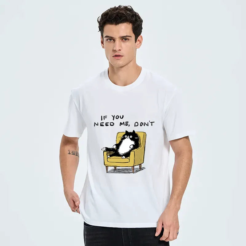 Classic Unisex Cat T-Shirt for Daily Wear