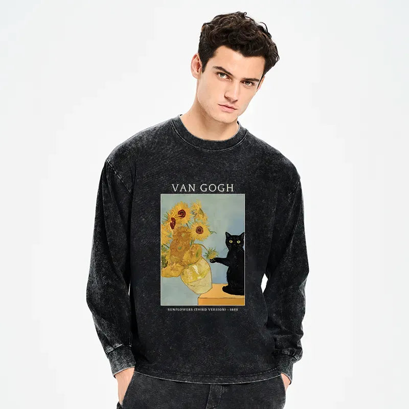 kyoto lion vintage washed unisex tshirt