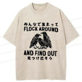 japanese vintage washed t-shirt free shipping