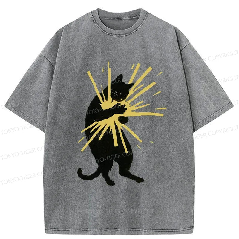 Japanese Cat T-Shirt for Daily Wear