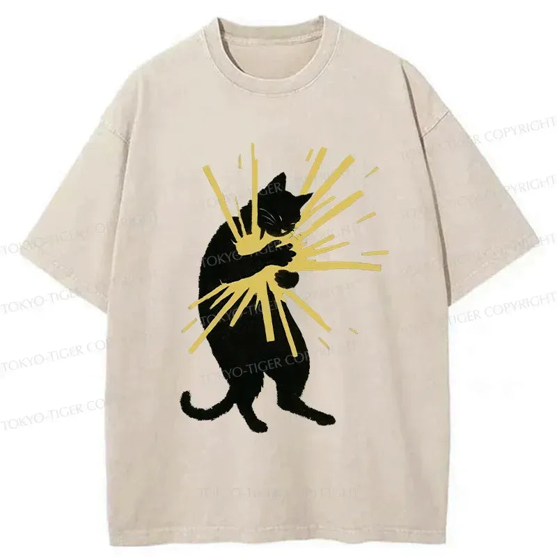 Japanese Cat T-Shirt for Daily Wear