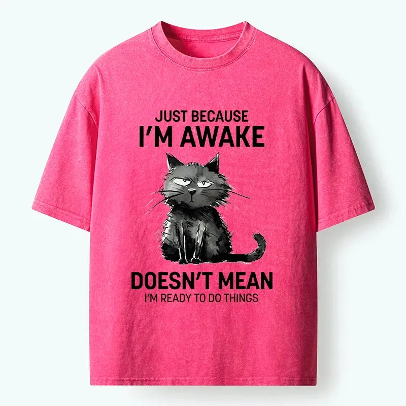 Japanese Cat T-Shirt for Daily Wear