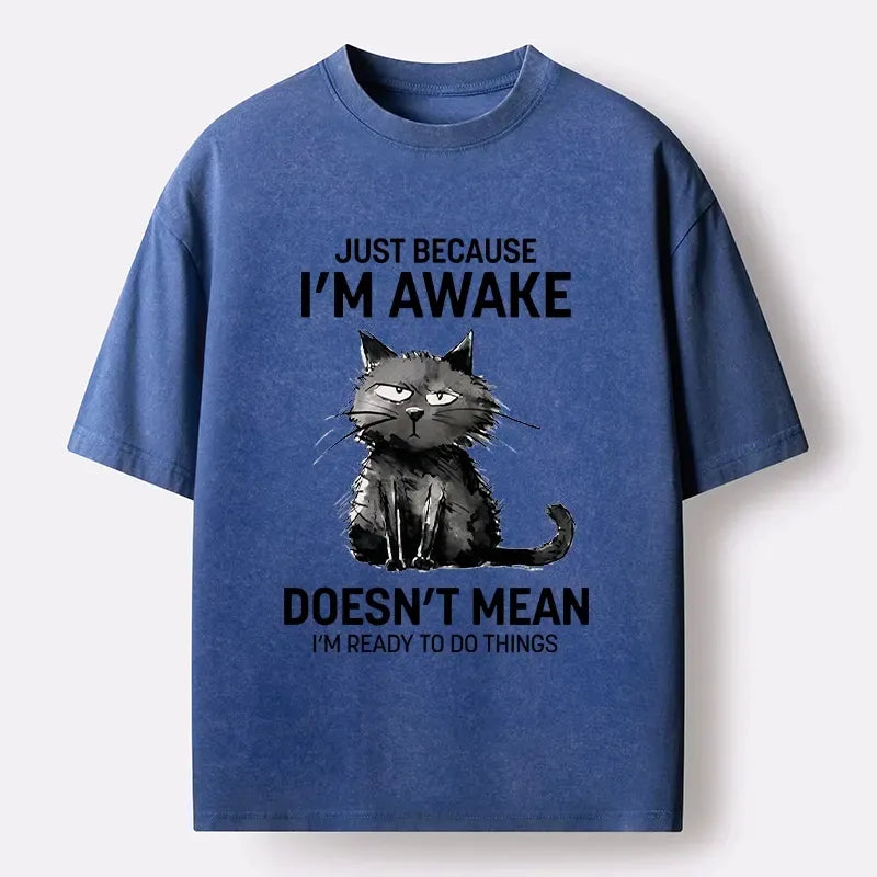 Japanese Cat T-Shirt for Daily Wear