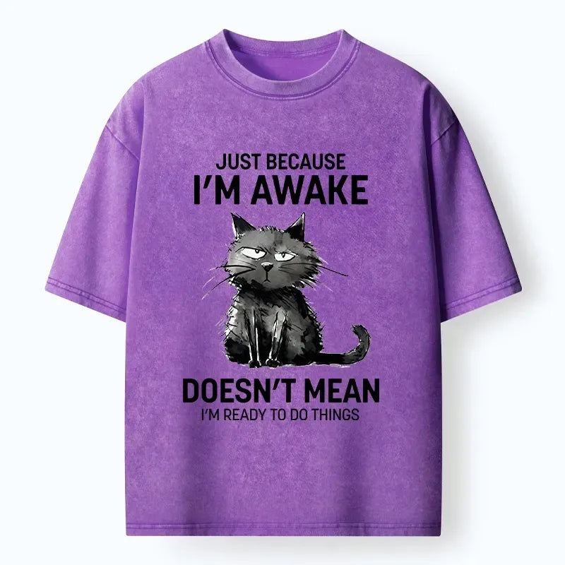 Japanese Cat T-Shirt for Daily Wear
