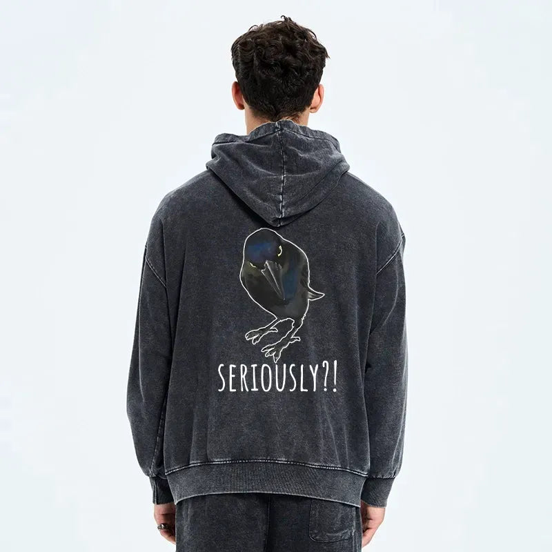 Japanese vintage washed zip hoodie for streetwear