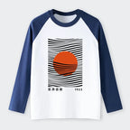 unisex japanese sun art t-shirt for men