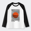 unisex japanese sun art t-shirt for men