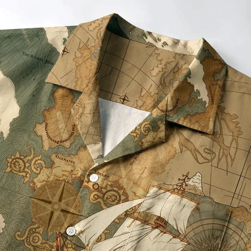 Kyoto-Lion Sailing The Endless Seas Aloha Hawaiian Shirt