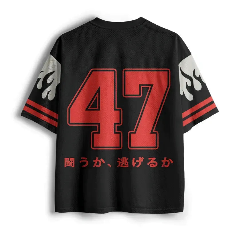 unisex mesh jersey for streetwear