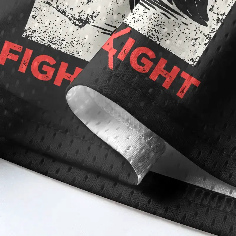 funny fight or flight mesh jersey