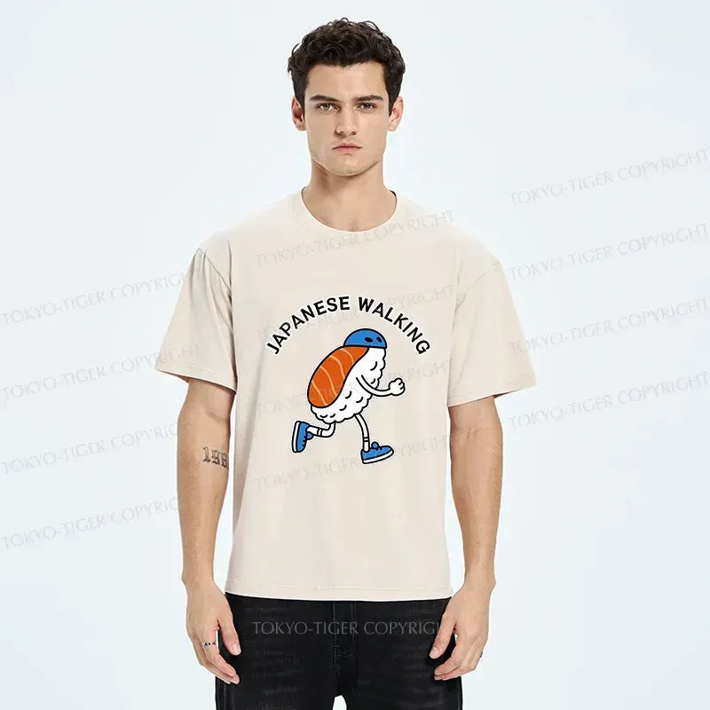 Unisex Cotton Walking T-Shirt for Summer