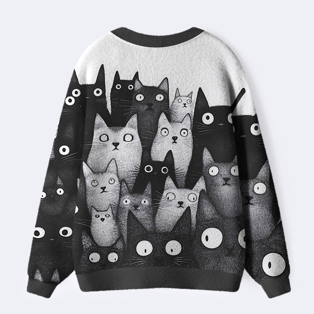 Japanese Cat Cardigan for Daily Wear