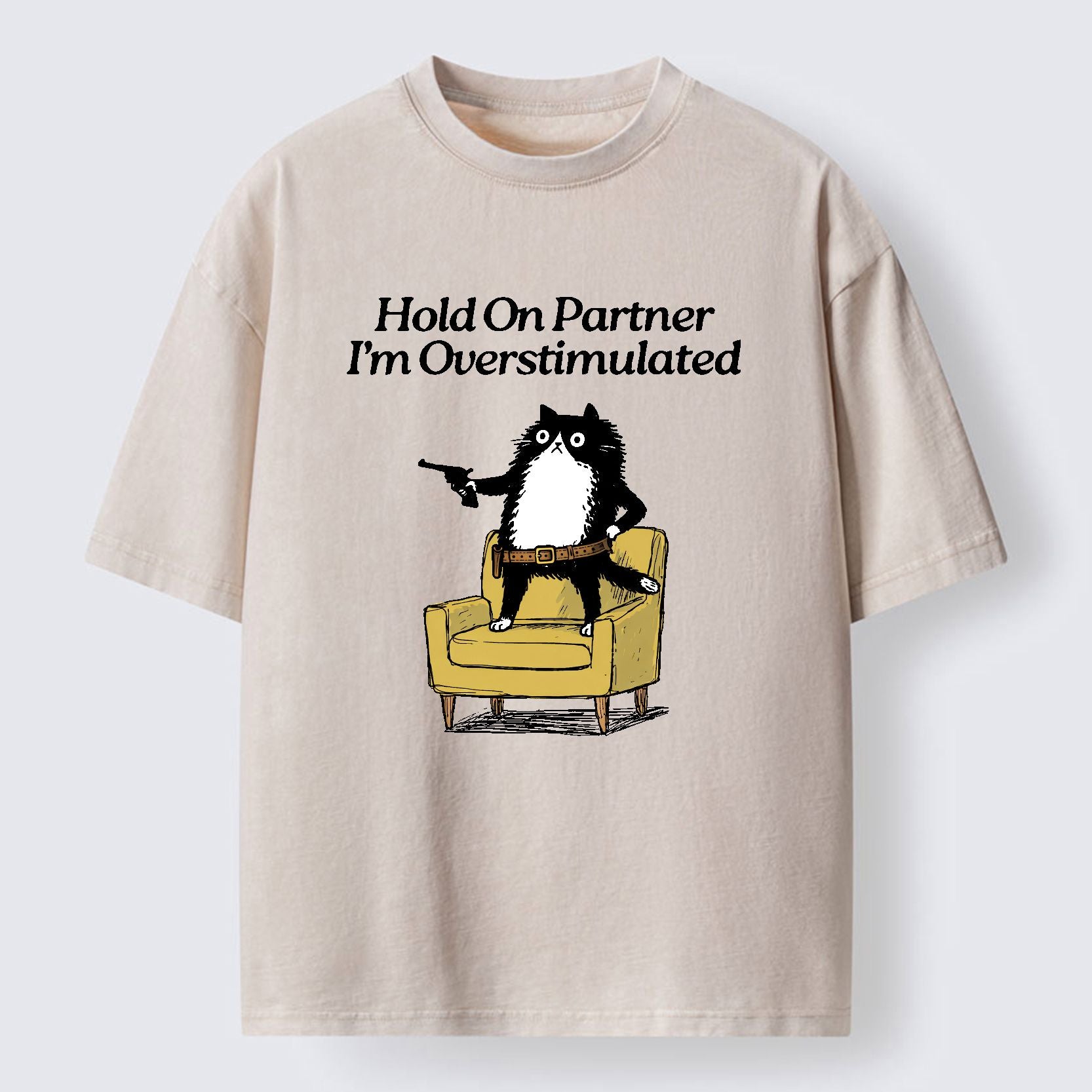 Japanese cat t-shirt for daily wear