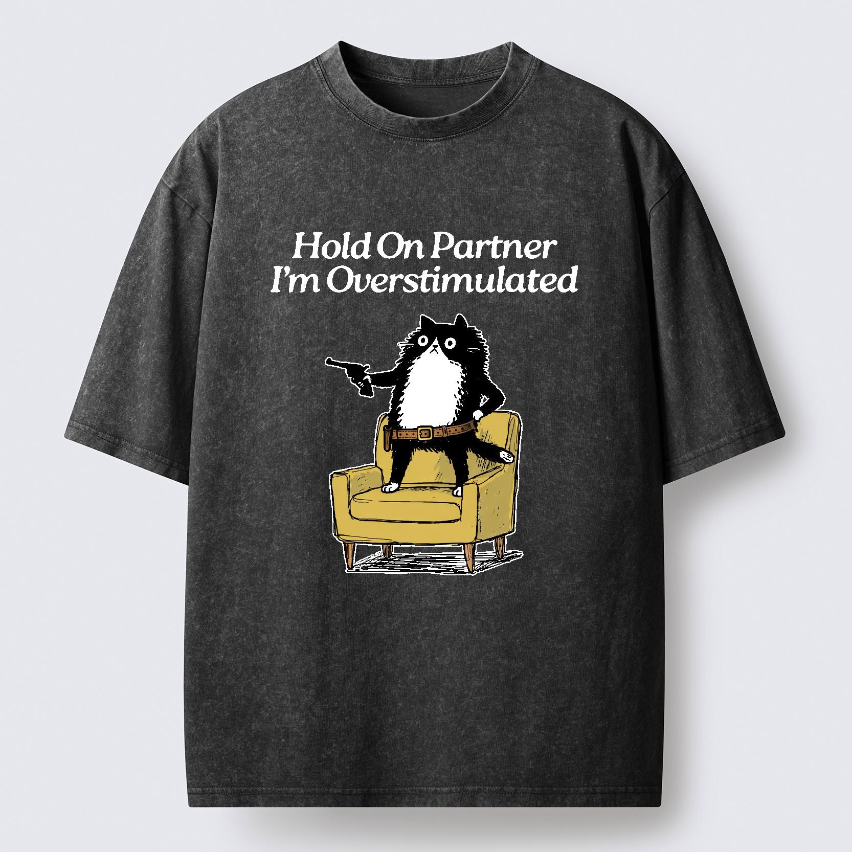 Japanese cat t-shirt for daily wear