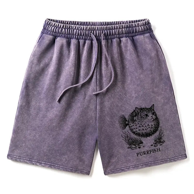 Kyoto-Lion unisex shorts for vacation