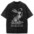 Vintage Kyoto Rabbit Tee for Daily Wear