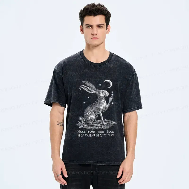 Vintage Kyoto Rabbit Tee for Daily Wear