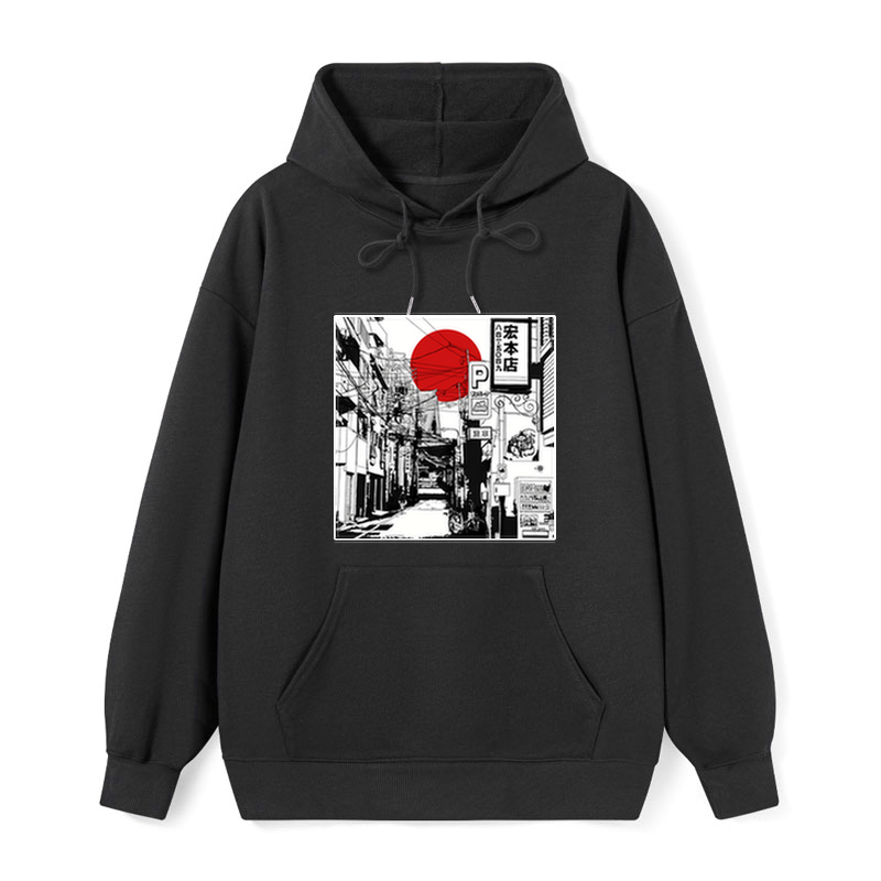 Kyoto-Lion Sunrise On The Street Classic Hoodie