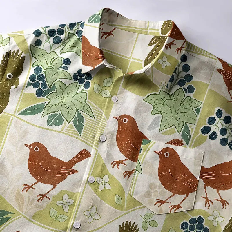 Soft Cotton Button Up Shirt for Vacation