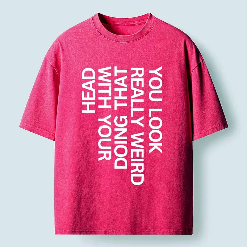 Washed Unisex Tee for Casual Weekend