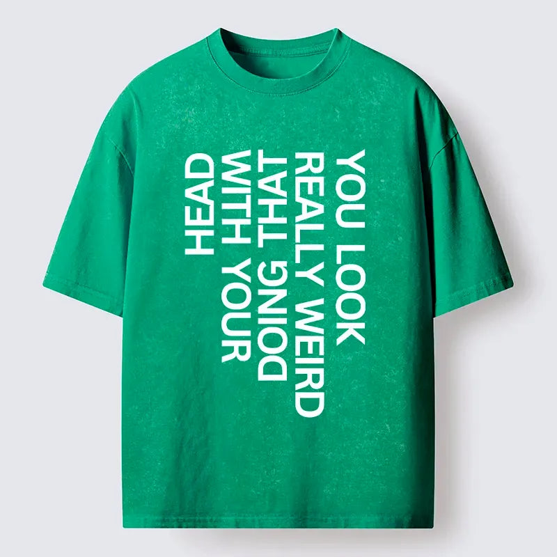 Washed Unisex Tee for Casual Weekend