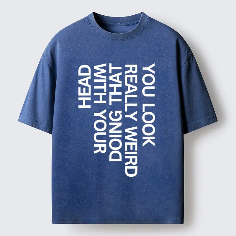 Washed Unisex Tee for Casual Weekend