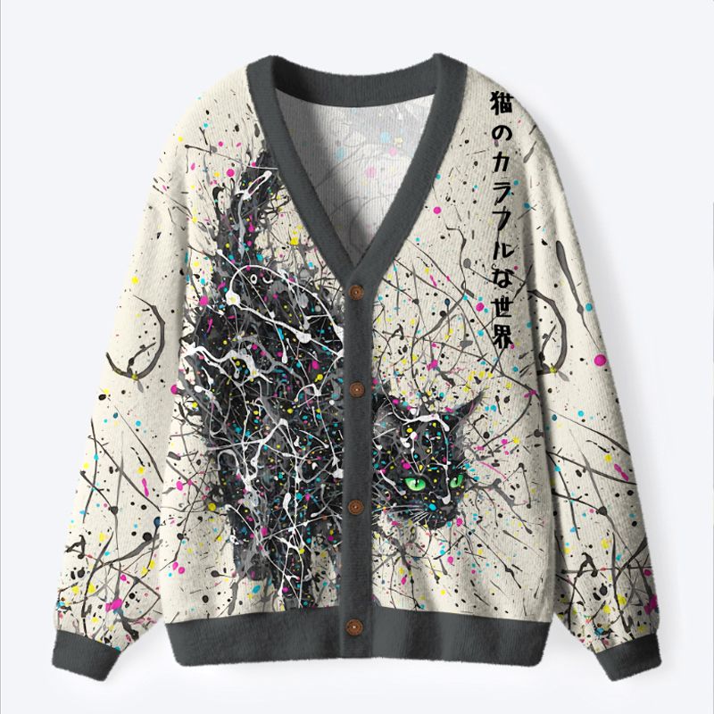 Unisex Ugly Cardigan Sweater for Vacation