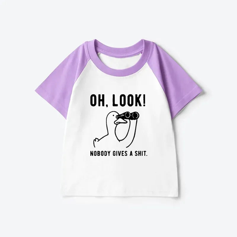 Funny Kyoto-Lion Duck Kids Tee